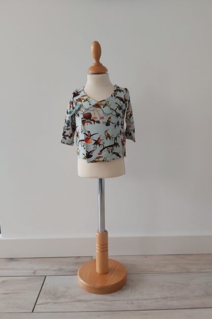 Baby overslagshirtje vogeltjes - Afbeelding 3